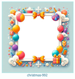 Christmas photo frame 992