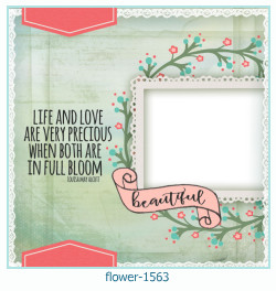 flower Photo frame 1563